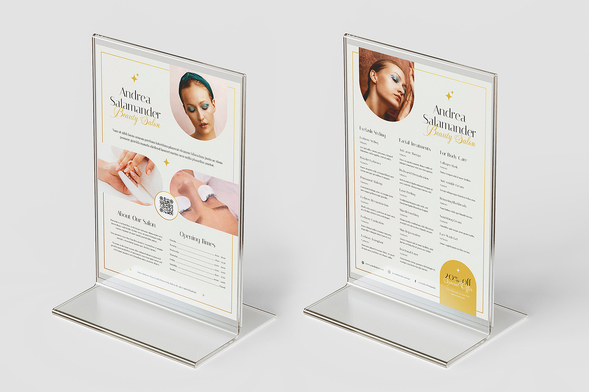 Esthetician Flyer Canva Template, a Flyer Template by artbart (Photo 11 of 12)