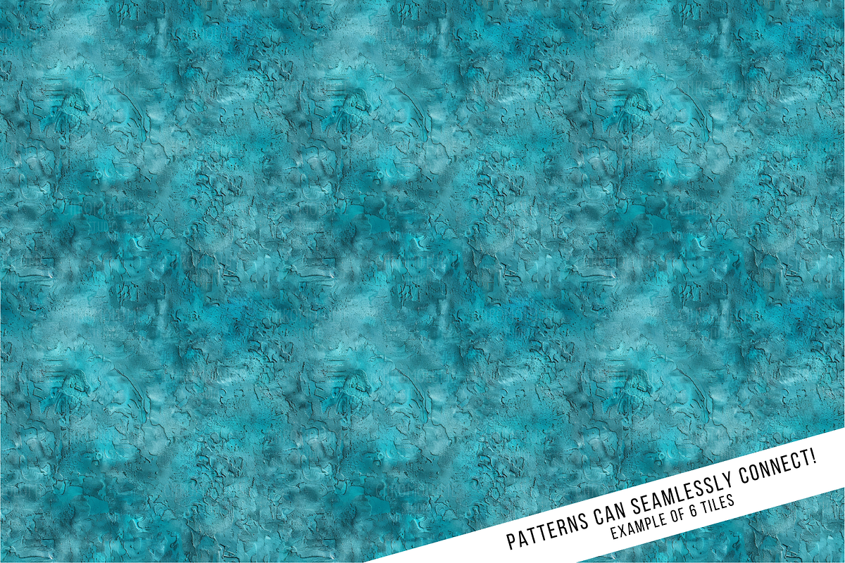 Teal Textures Seamless Digital Paper, a Pattern Graphic by Chromolume Studio (Photo 13 of 28)