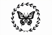 Nature Butterfly Vector Bundle, an Illustration by yasushie (Thumbnail 2 of 9)