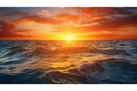 horizon scenic sunset sun landscape, a Nature Photo by pikepicture