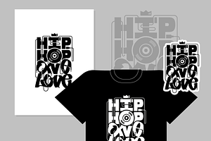 HIP HOP ONE LOVE Custom Tag