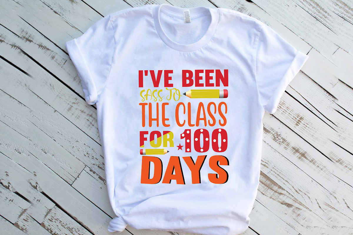 i've been sass to the class for 100, a Graphic by minmicro (Photo 2 of 5)