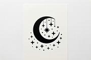 50 Crescent Moon with Stars, an Empty State Illustration by Amazin_art (Thumbnail 38 of 47)