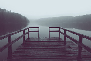 Pier on the lake, a Nature Photo by BOOCYS