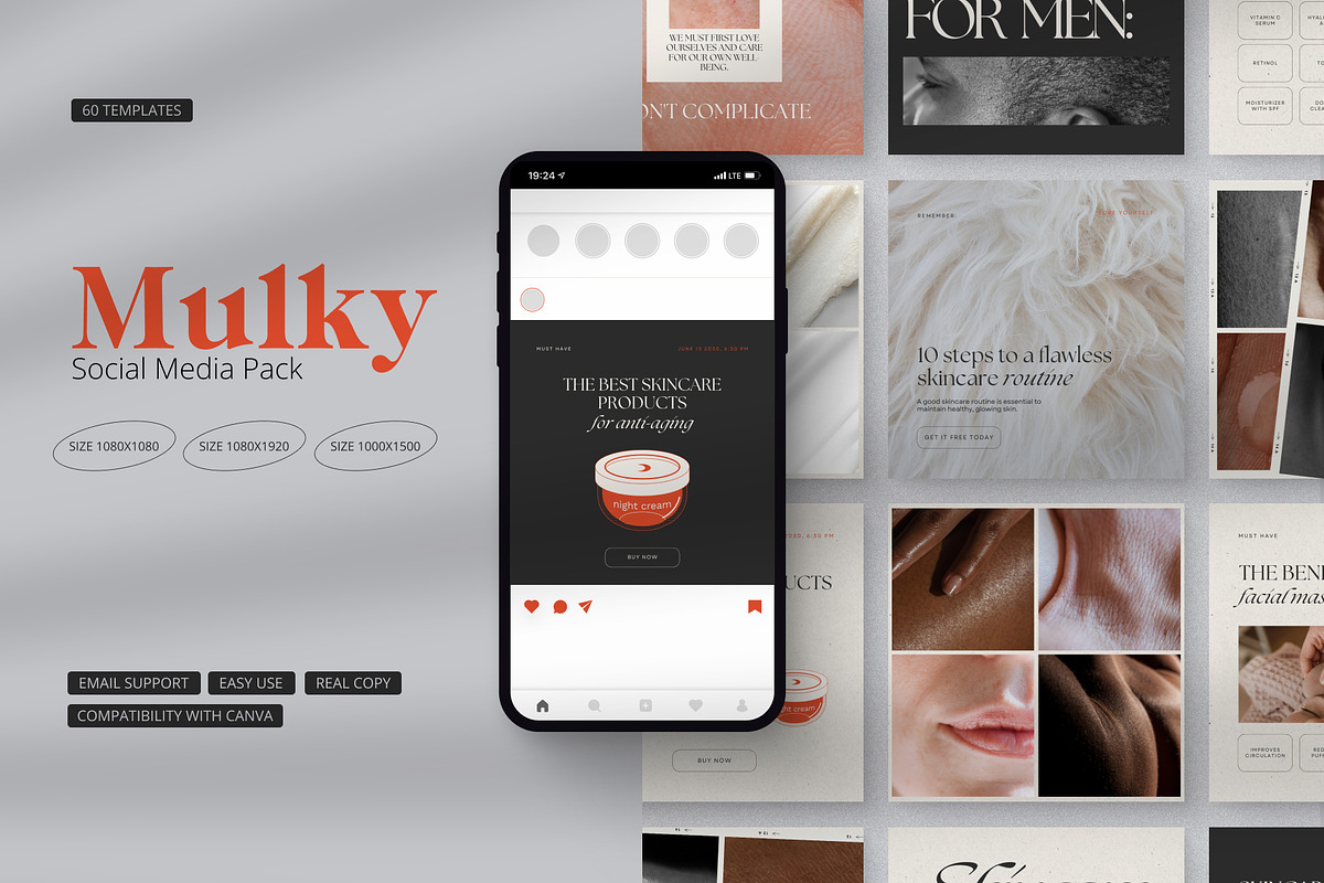 MULKY / Social Media Kit, a Social Media Template by Olg Store (Photo 7 of 11)