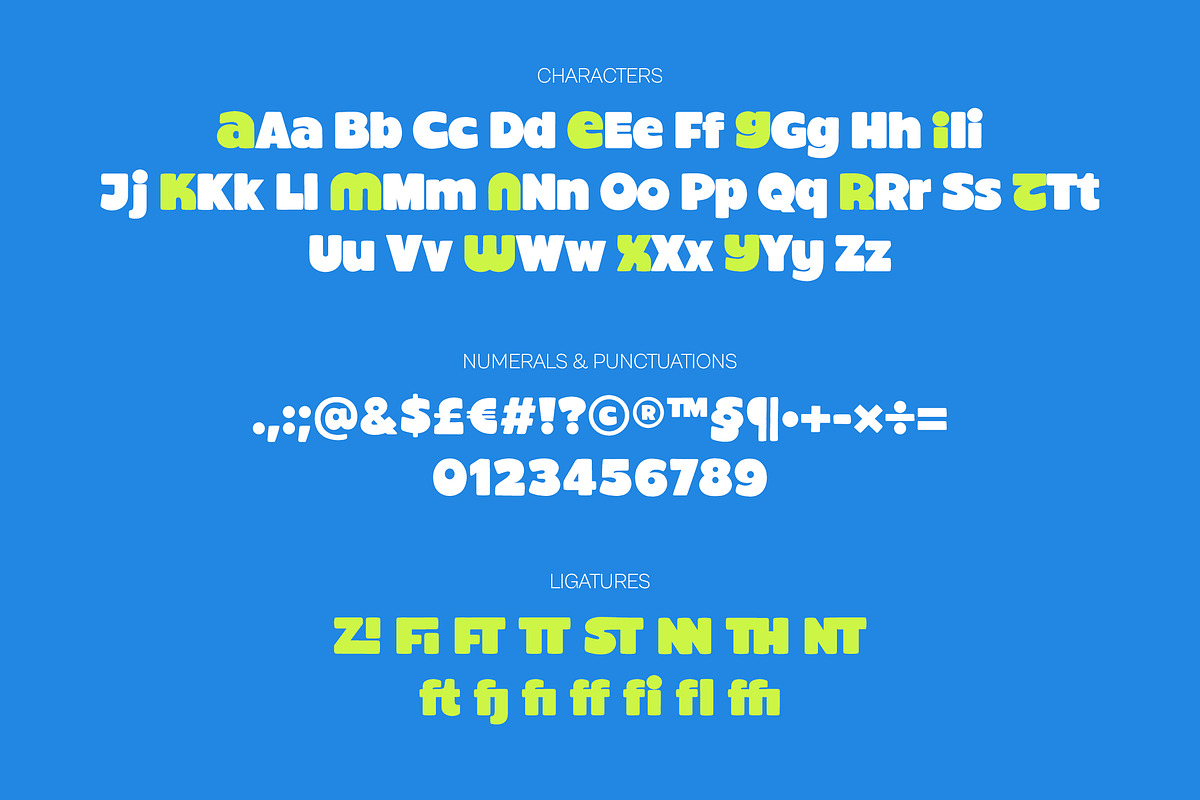 First Bunny - Chunky Bold Display, a Font by Namara Creative Studio (Photo 9 of 12)