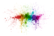 Paint Splash: 6 Backgrounds, a Person Illustration by vekstok (Thumbnail 2 of 6)