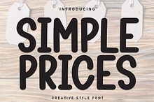 Simple Prices | Script Font