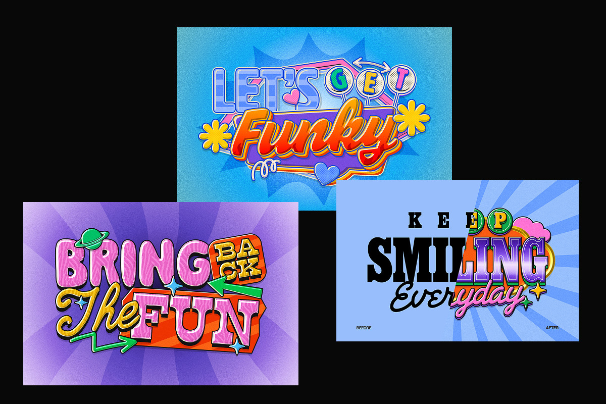 Retro Pop Comic Text Effect, a Layer Style Add-On by Matsero (Photo 2 of 4)