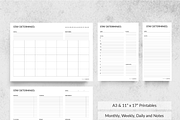 Determined Planner Set, a Stationery Template by Made By Hamilton (Thumbnail 4 of 4)