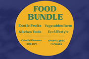 FOOD BUNDLE!, an Object Graphic by PawLoveArt (Thumbnail 2 of 22)