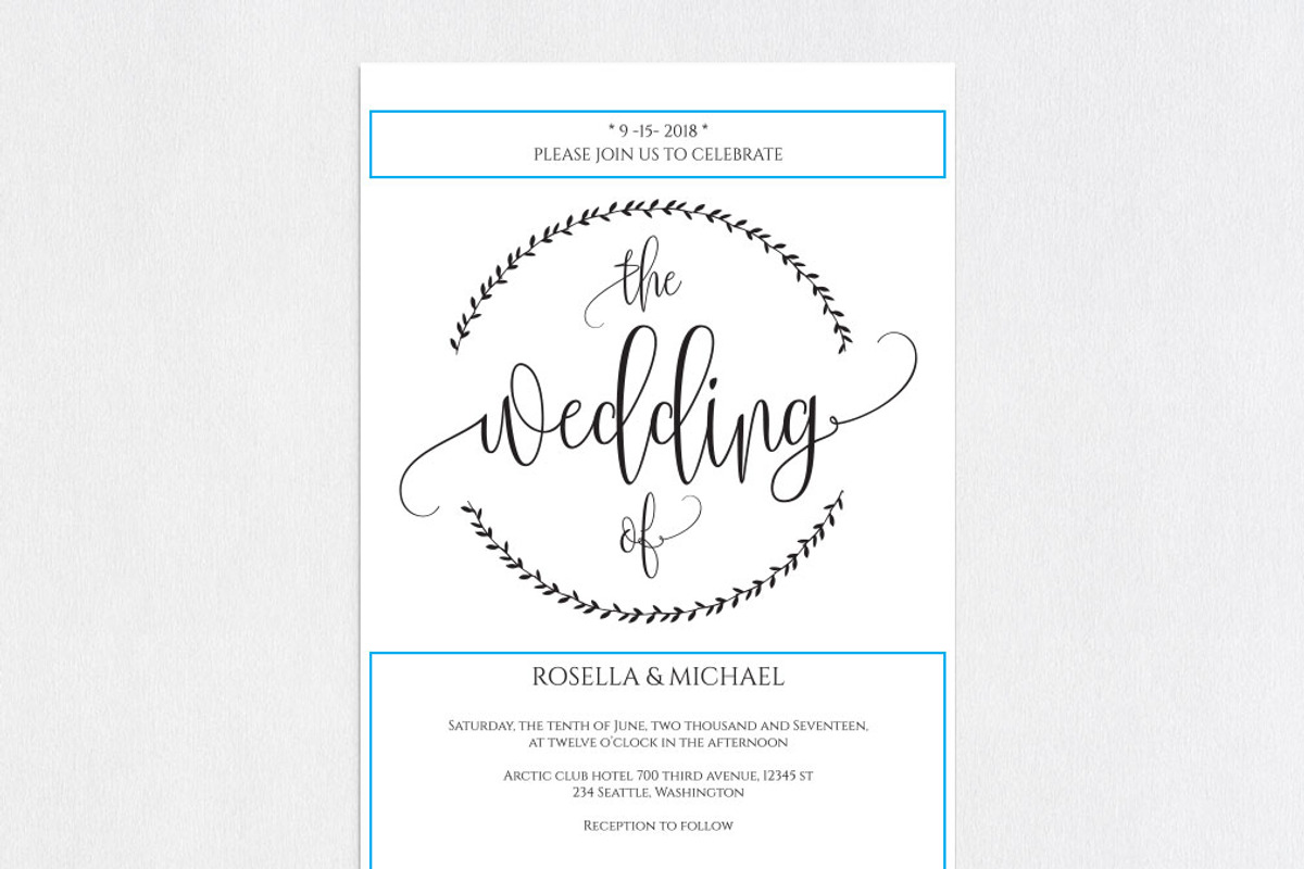 Invitation Template SHR429, an Invitation Template by Shafura_Wedding (Photo 4 of 5)