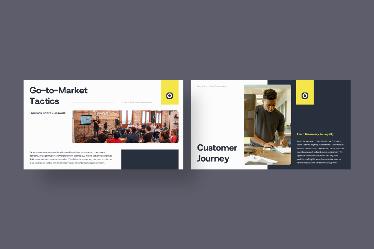 Startup Pitch Deck PowerPoint, a Presentation Template by Bilicube Studio (Photo 4 of 5)