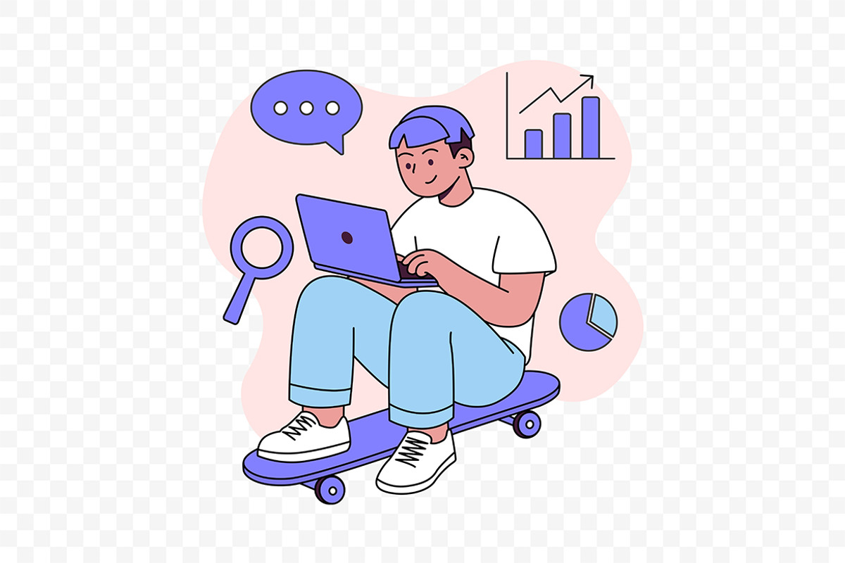 Digital Marketing Analytics, a Technology Illustration by Partikusi Design (Photo 3 of 3)