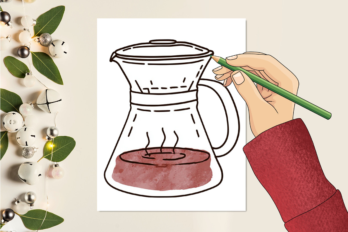 Coffee Lover PNG Clipart Bundle, a Seasonal Illustration by CitraGraphics (Photo 2 of 5)
