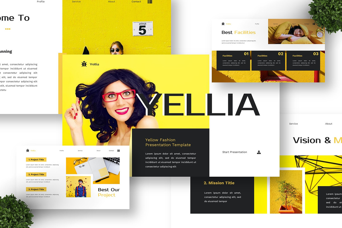 Yellia - Yellow Fashion Google Slide preview 5