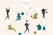 FORMS of BEAUTY Line Art Collection, a Person Illustration by Acierto Studio (Thumbnail 12 of 19)