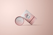 Two-Piece Telescopic Tube Box Mockup, a Packaging Mockup by Sheikhadesign (Thumbnail 7 of 11)