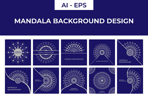 Mandala Background, a Decorative Illustration by Lakhan1998