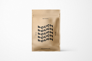 Craft Ziplock Pouch Mockup