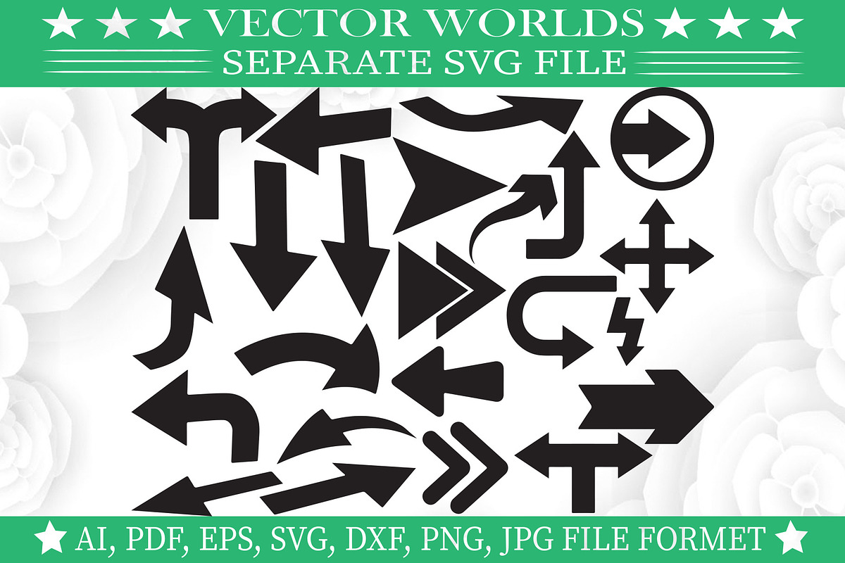 Arrow Svg, Shape, The Flash Svg, an Object Graphic by VectorWorlds (Photo 1 of 3)