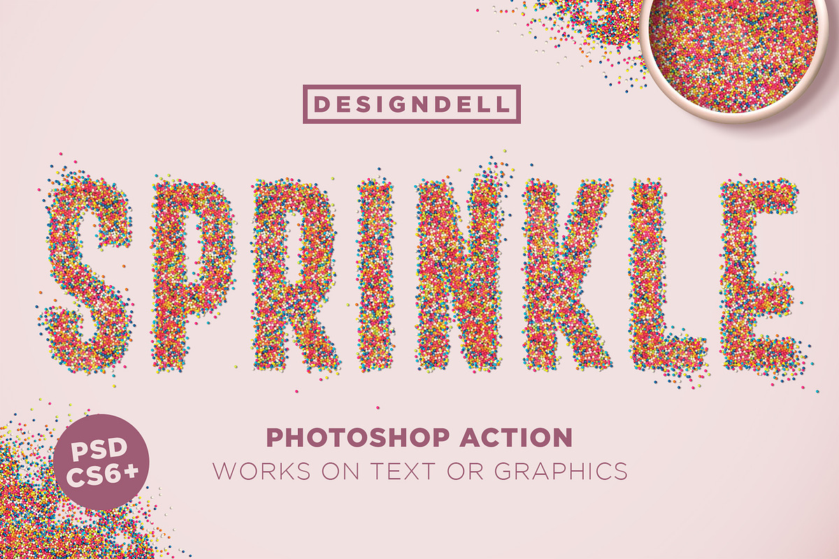 Sprinkle Photoshop Action preview 5