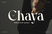 CS Chaya – Modern Serif Font, a Serif Font by Craft Supply Co. (Thumbnail 1 of 8)