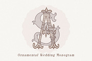 Ornamental Monogram fonts set, a Serif Font by MaxArt Foundry (Thumbnail 6 of 8)