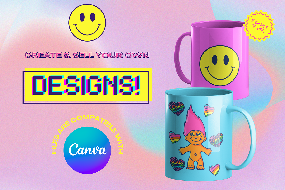 90's Kids Nostalgia Clipart Set, an Illustration by CherithDrawsThings (Photo 6 of 8)