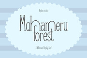 Mahameru Forest | Whimsical Serif, a Handwritten Font by Koplexs Studio (Thumbnail 1 of 10)