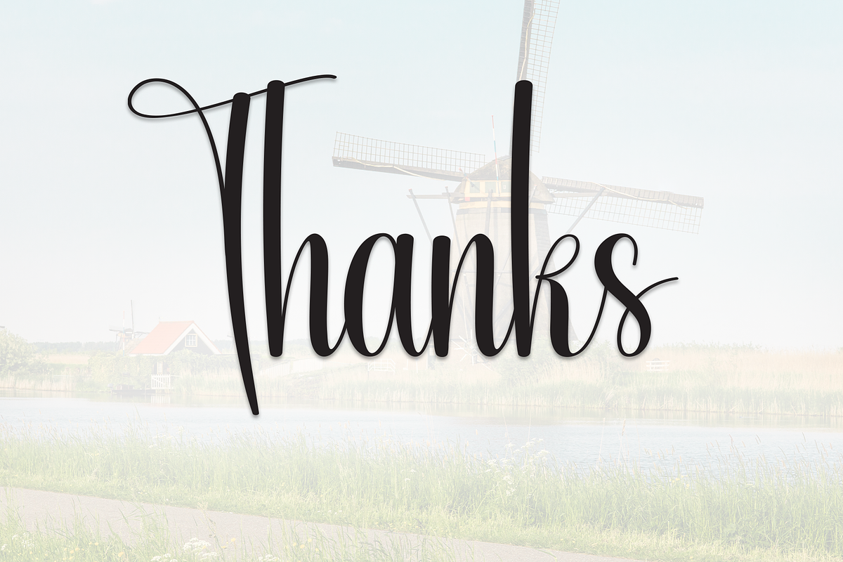 Holland | Script Font, a Handwritten Font by Scratchones (Photo 9 of 9)