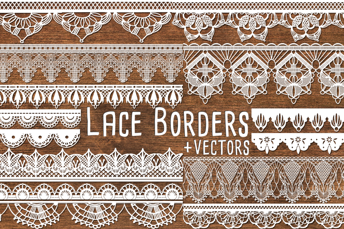 Vector Lace Border Clipart Lace, an Object Graphic by Paper Element (Photo 1 of 3)