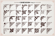 40 Vector Vintage Corners, Set 3, a Background Graphic by Digiselector Design Goods (Thumbnail 2 of 2)