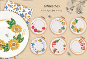 Ukrainian Embroidery Flowers, a Decorative Illustration by Red Ink (Thumbnail 8 of 9)