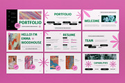 White Green Portfolio Keynote, a Presentation Template by graphicook (Thumbnail 2 of 4)