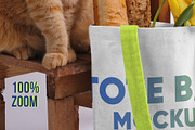 Canvas Tote Bag Mockups Vol 2, a Product Mockup by Hi, Mock-Up! (Thumbnail 2 of 9)