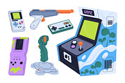 Video game consoles, joysticks set, a Technology Illustration by Good Studio (Thumbnail 4 of 4)