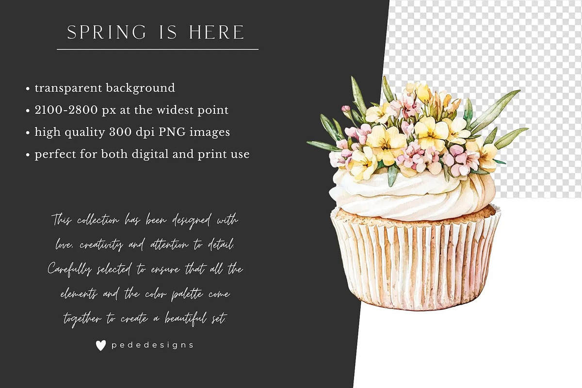 Spring Is Here. Pink Edition., a Seasonal Illustration by PeDe Designs (Photo 8 of 14)