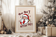 Funny Christmas Sarcastic Santa Png, an Illustration by CreationArt (Thumbnail 2 of 4)