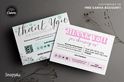 Flower Business Thank You Card, a Card Template by Snapybiz (Thumbnail 8 of 8)