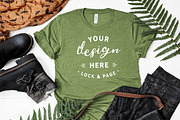 T-Shirt Mockup Bundle Bella Canvas, a Shirt Mockup by lock and page (Thumbnail 25 of 71)