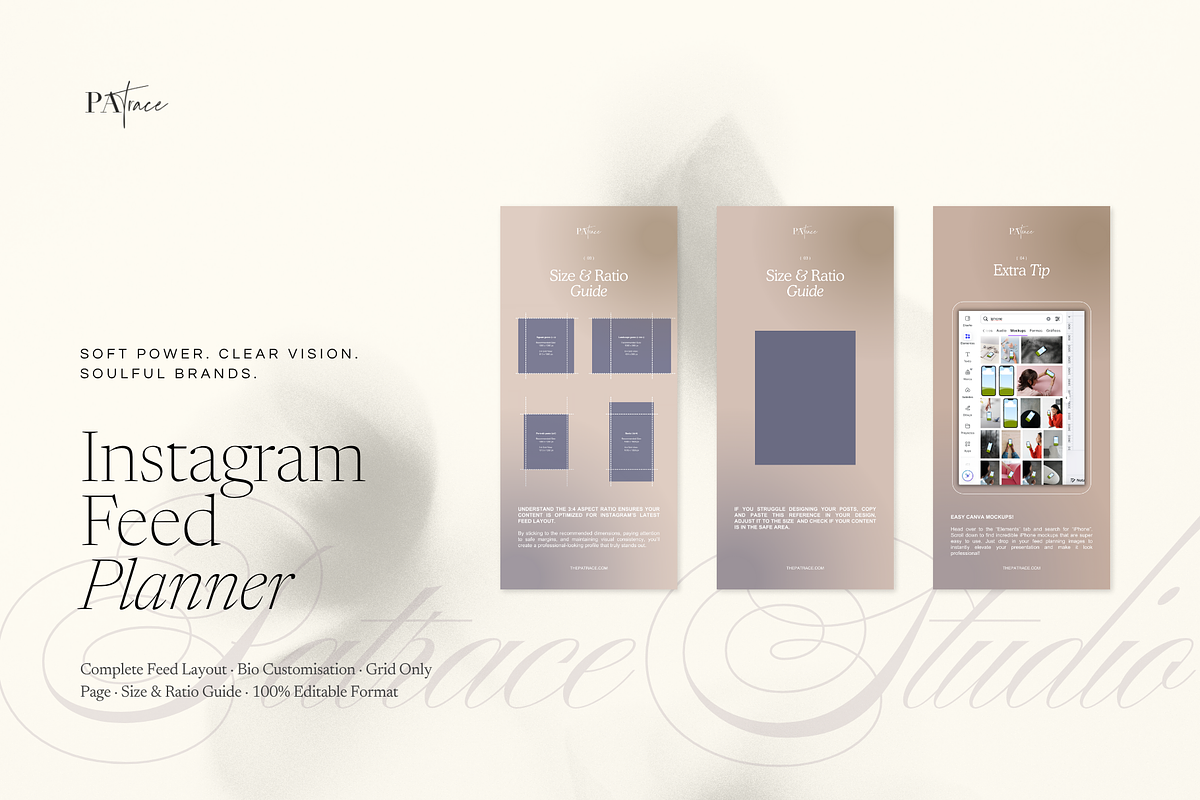 3:4 Instagram Feed Planner, a Social Media Template by Patrace Studio (Photo 4 of 4)
