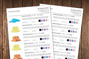 Product Line sheet with color sheet, a Brochure Template by AIW SOLUTIONS (Thumbnail 1 of 6)