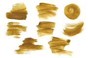 Gold metallic brushes, a Texture Graphic by Paper Cards (Thumbnail 3 of 7)