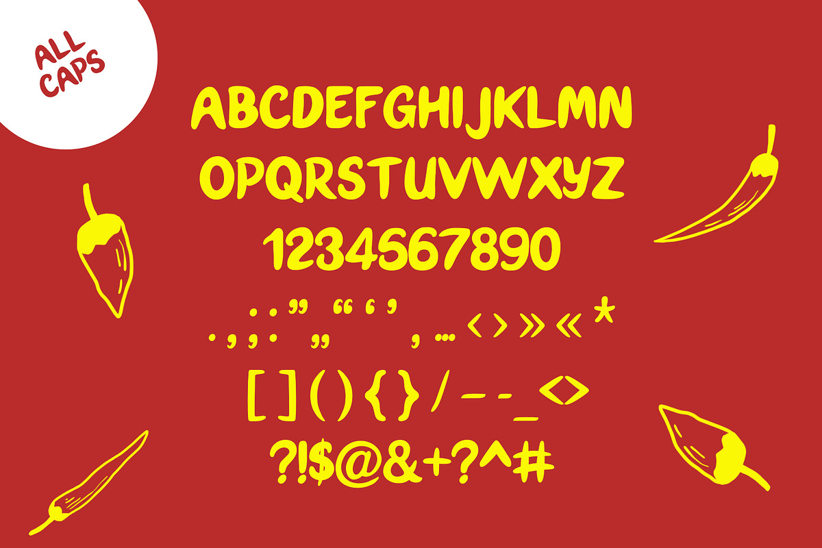 Superspicy Decorative Display Font, a Handwritten Font by Pokal Studio (Photo 4 of 6)