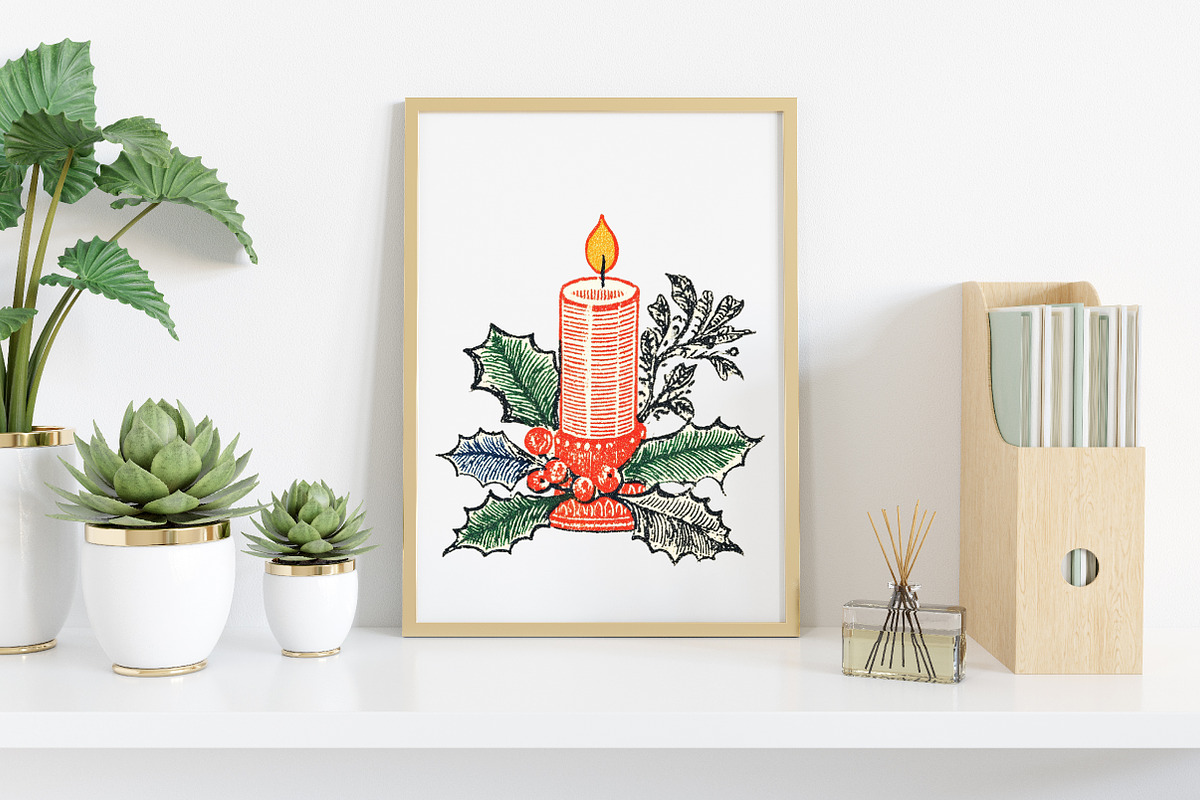 Christmas Hand-Drawn Element Clipart, an Illustration by Canvas Craft (Photo 6 of 8)