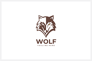 Wolf Head Logo Template, a Branding & Logo Template by yopie (Thumbnail 2 of 3)