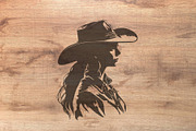 7 design western cowgirl, a Person Illustration by TaKong Magics (Thumbnail 5 of 8)