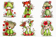 Whimsical Boho Spring Animals Png, an Illustration by Craft Nest (Thumbnail 3 of 8)
