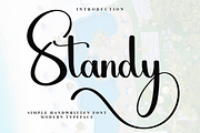 Standy, a Handwritten Font by InermediaSTUDIO (Thumbnail 1 of 8)